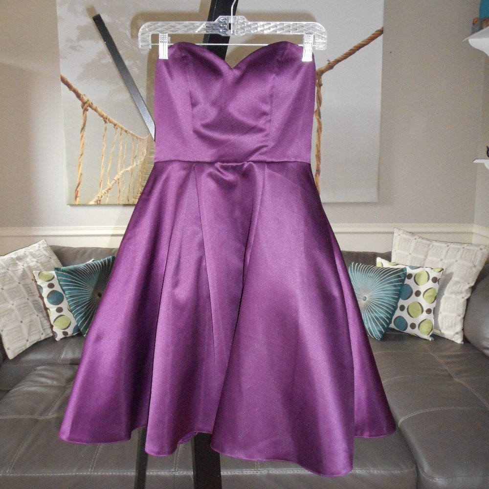 Dark Purple Homecoming Dress